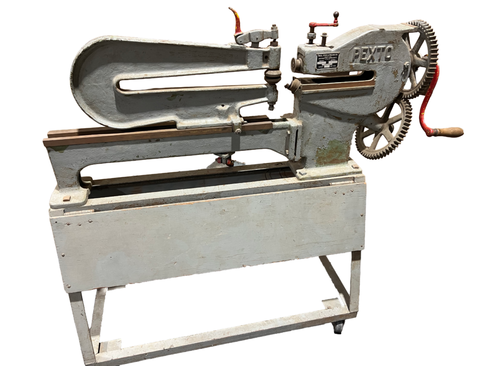 Used Pexto 298B Manual Circle Shear & Stand, 20ga Capacity
